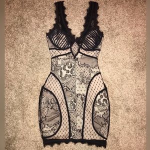 BEBE Laced Corset Dress XS